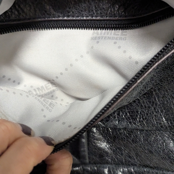 Aimee Kestenberg Black Genuine Leather Large Hobo Purse - Picture 4 of 15